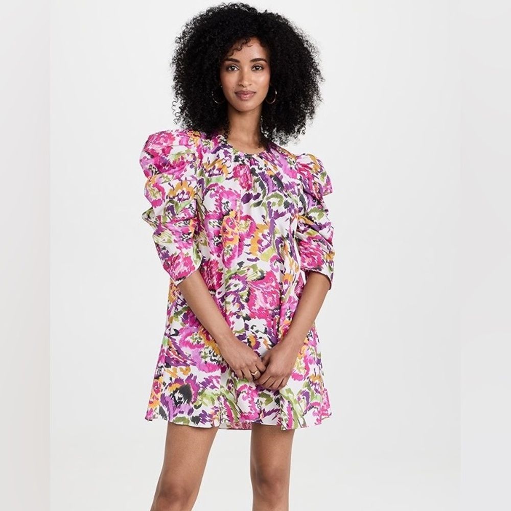 Misa Los Angeles Emilia Cotton Mini Dress Xs